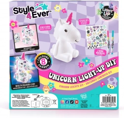 Style4Ever lichtgevende eenhoorn – creatieve set