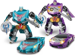 Autorobot met zwaard - Transformerende sportwagen