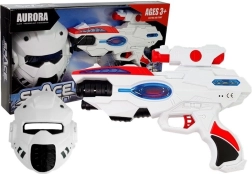 Kosmisch laserpistool met masker voor kinderen