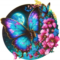 Houten puzzel vlinder 200 stukjes ESC WELT