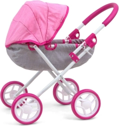 Kinderwagen voor poppen milly mally dori prestige pink