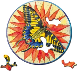 Rond puzzel CURIOSI Picoli Vlinder 33 stukjes