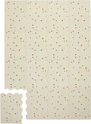 3 Sprouts schuim speelmat terrazzo cream
