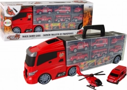 Set van brandweer vrachtwagens