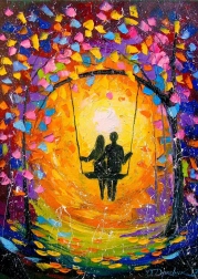 Puzzel Romantische liefde 1000 stukjes