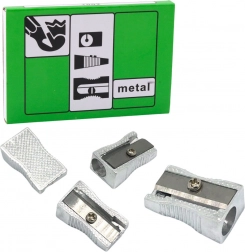 Metalen puntenslijper voor dunne kleurpotloden en potloden