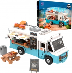 Bouwset PANTASY retro foodtruck – 2196 stukjes