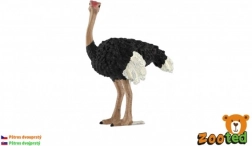 Realistische plastic struisvogel figuur