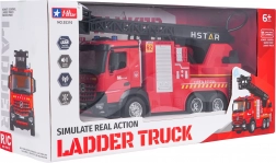 RC brandweerauto met uitschuifbare ladder en waternevel 2,4 GHz