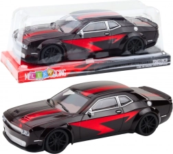 Sportauto met mechanische aandrijving zwart-rood