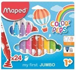 Stiften MAPED Color'Peps Early Age Jumbo, 24 stuks