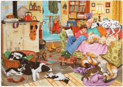 Puzzel House of Puzzles Hondenrust 1000 stukjes