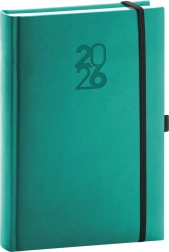 Dagelijkse Agenda Aprint Top 2026, turquoise