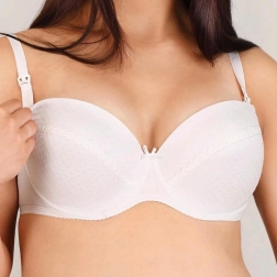 Half-gevulde voedingsbeha New Baby Eva wit