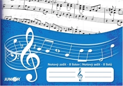 Muziekschrift Junior 8 vellen