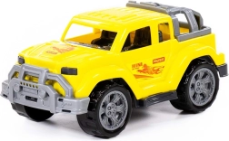 Kunststof terreinwagen voor kinderen geel