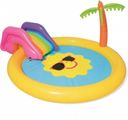 Bestway opblaasbaar kinderwaterpark met glijbaan 237 × 201 × 104 cm