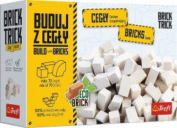 Trefl Brick Trick set witte stenen, mix 70 stuks