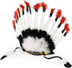 indianenhoofdband van een opperhoofd voor carnaval