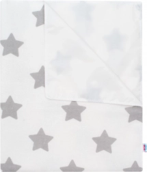 Waterdichte flanellen onderlegger New Baby sterretjes
