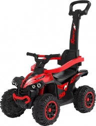 Kinderloopfiets met duwstang BABY MIX Mega, rood