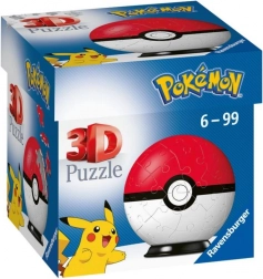 3D-puzzel Pokémon Poké Ball van Ravensburger, 54 stukjes