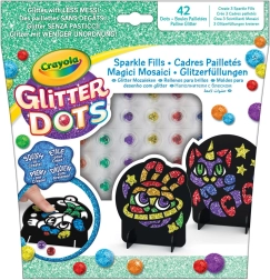 Crayola Glitter Dots mozaïeklijstjes – sprankelende creatieve set voor kinderen
