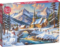 Cherry Pazzi puzzel Winterwonderland 1000 stukjes
