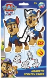 Magnetische krasplaatjes Paw Patrol – set van 10 magneten