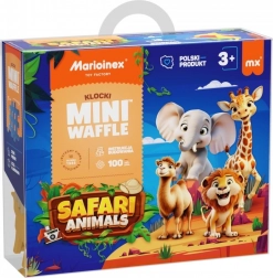 Bouwset Mini Waffle - Safari Dieren 100 stuks