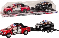Politiepick-up met aanhanger Politie set terreinwagens