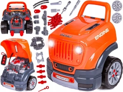 Interactieve vrachtwagen – werkplaats voor de kleine monteur met licht- en geluidseffecten