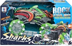 RC auto haai groen