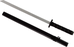 Houten zwart zwaard voor ridders 73 cm