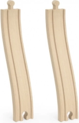 Houten viaductspoor 2 stuks