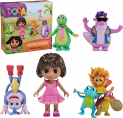 Dora ontdekt de wereld – set van fantastische vriendjes, 5 figuren