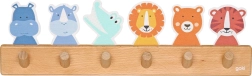 Kinderkapstok met dierenvriendjes - 1 stuk