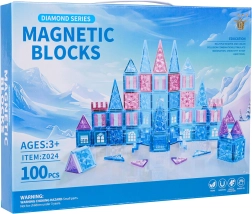 Magnetische bouwset ICE SNOW, 100 delen