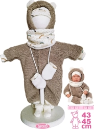 Llorens outfit voor pop New Born 43–45 cm, 5-delige set