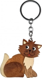 2Kids Toys houten sleutelhanger kat (groot)