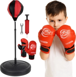 Kinder-bokszak met handschoenen