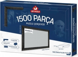 Puzzelraam 85x60 cm zwart