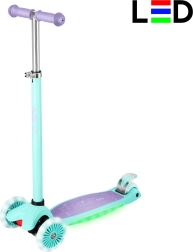 Kinder driewielstep met LED-verlichting NILS Fun HLB1310 paars