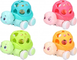 plastic schildpad rammelaar 11 cm