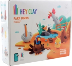Hey Clay creatieve set – boerderijdieren (vogels)