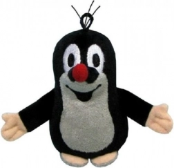 Pluchen mol met lus 8 cm