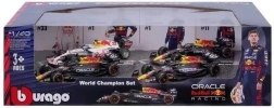 Bburago 1:43 Formula 1 Red Bull Racing RB20 4-pack (2024) – Verstappen & Pérez