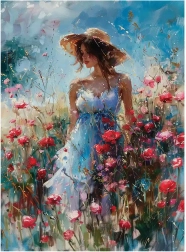 Puzzel Klaprozen 1000 stukjes