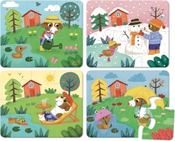 VILAC houten puzzel Vier Seizoenen in doos