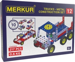 Merkur metalen bouwset takelwagen, 217 onderdelen